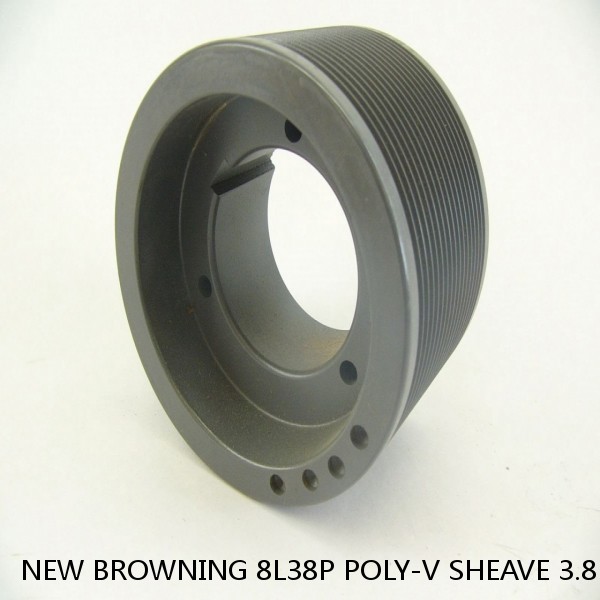 NEW BROWNING 8L38P POLY-V SHEAVE 3.8 PITCH 8 GROOVE 2 1/2