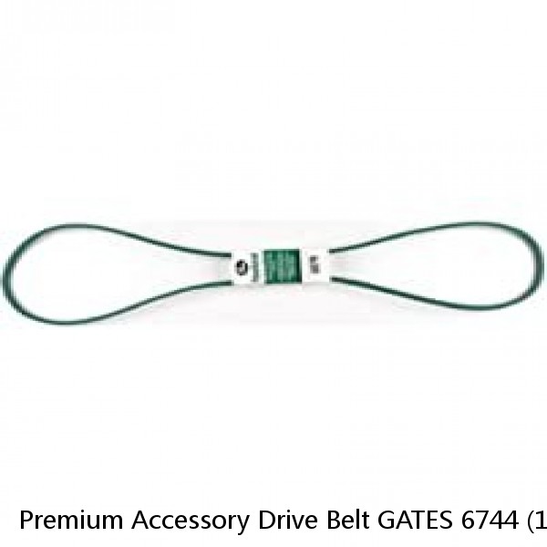 Premium Accessory Drive Belt GATES 6744 (12 Month 12,000 Mile Warranty) #1 small image