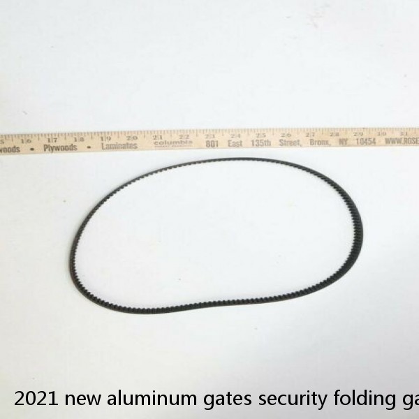 2021 new aluminum gates security folding gates/electronic accordion gates #1 small image