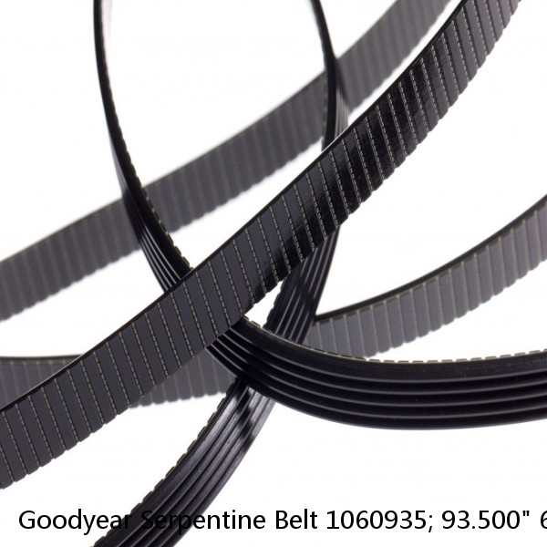 Goodyear Serpentine Belt 1060935; 93.500" 6-Rib Multi V-Belt EPDM #1 small image