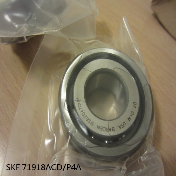 71918ACD/P4A SKF Super Precision,Super Precision Bearings,Super Precision Angular Contact,71900 Series,25 Degree Contact Angle #1 image