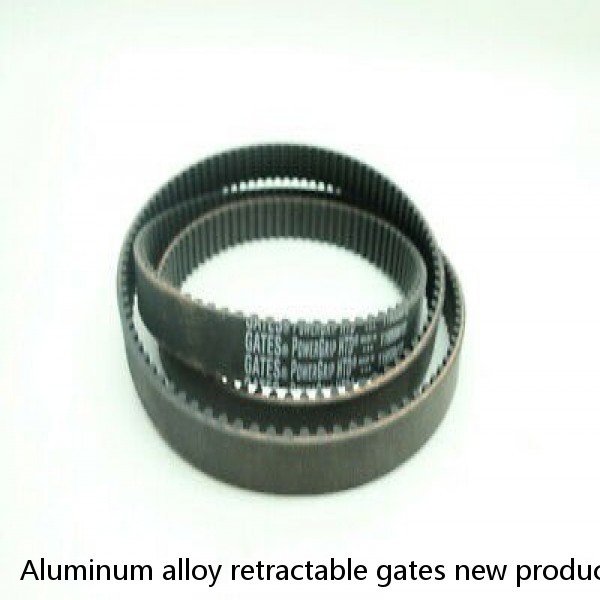 Aluminum alloy retractable gates new product with LED screen #1 image