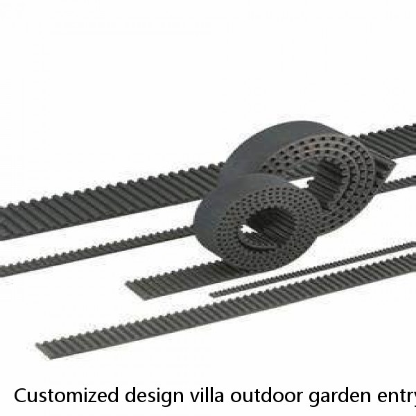 Customized design villa outdoor garden entry double security wrought iron gates #1 image