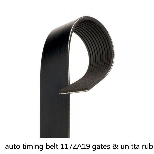 auto timing belt 117ZA19 gates & unitta rubber Timing Belt #1 image