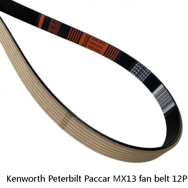 Kenworth Peterbilt Paccar MX13 fan belt 12PK1212 part# D84-1003-121212 #1 image