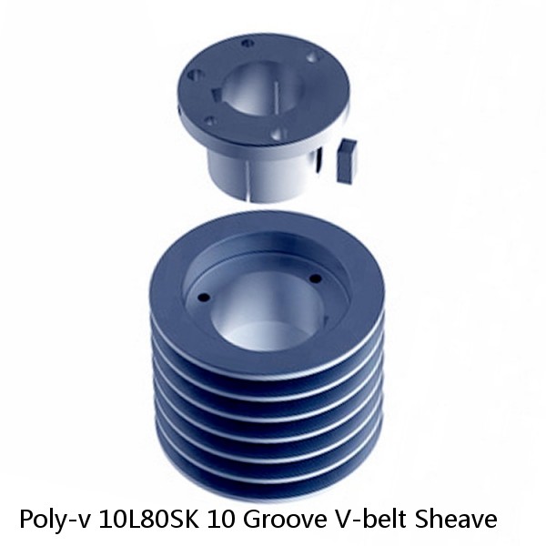 Poly-v 10L80SK 10 Groove V-belt Sheave #1 image